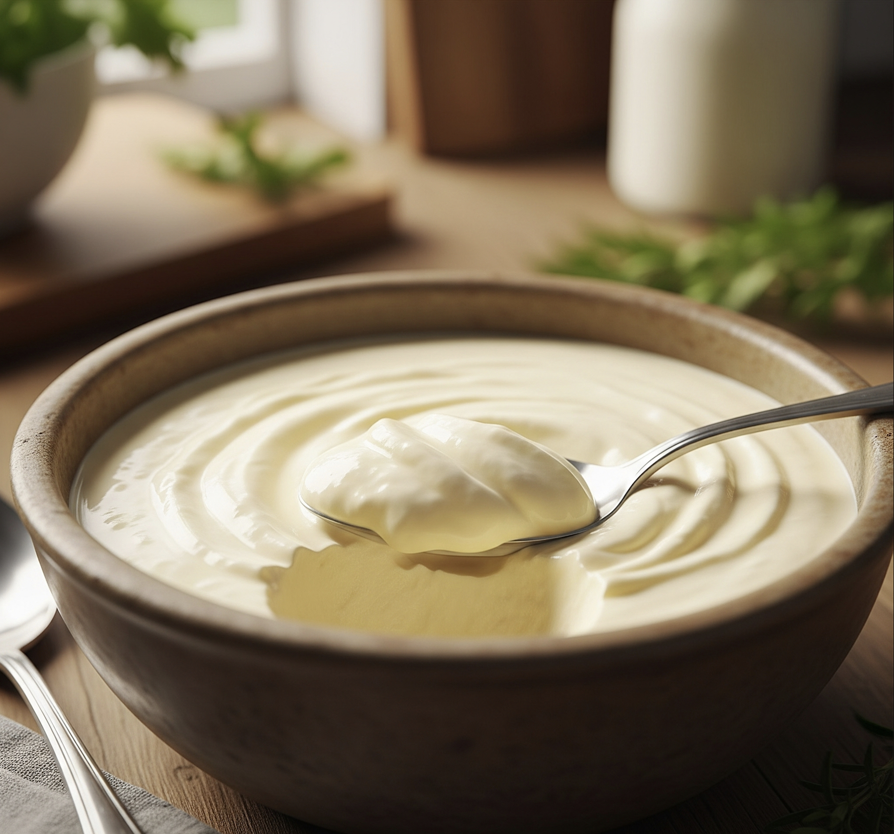 Ev Yapımı Jersey Süt Yoğurdu